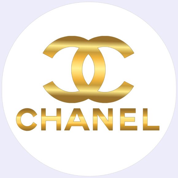 200 Stickers Gold CH Circle 2" - Picture 1 of 1